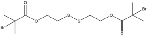 Disulfanediylbis(ethane-2,1-diyl) bis(2-bromo-2-methylpropanoate)