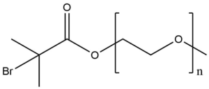 Poly(ethylene glycol) methyl ether 2-bromoisobutyrate